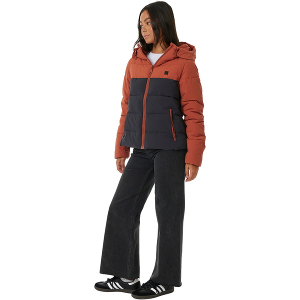 Rip Curl Womens Anti Series Contrast Jacket 02HWJA - Rust